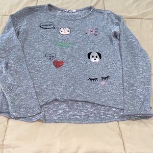 H&M knit patches top